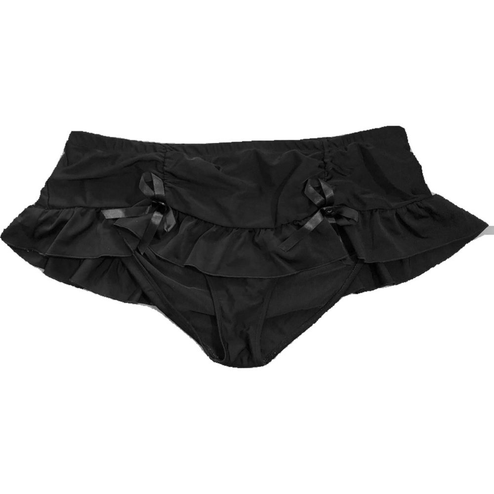 Size 2 Torrid skirted swimsuit bottoms w/ bows